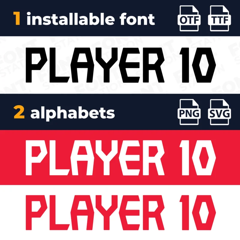 Canada Soccer Font - World Cup 2022 - Image 3