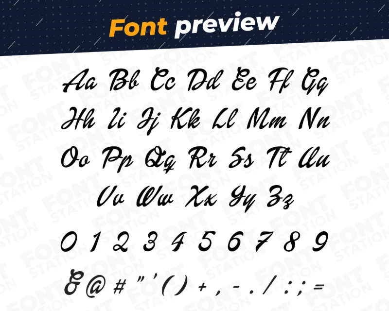 Image showing all characters available in the New Barbie font created by FontMaze.