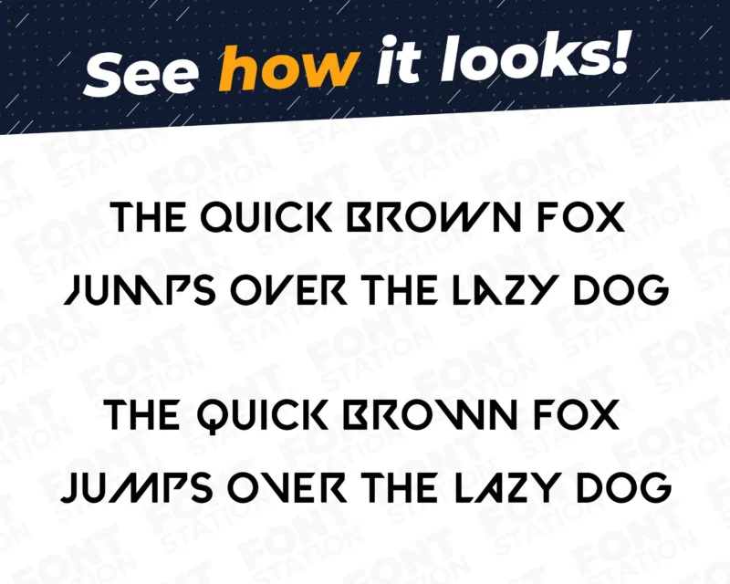 A complete showcase image of the Valorant font, featuring the text 'The quick brown fox jumps over the lazy dog' to display every letter of the alphabet.