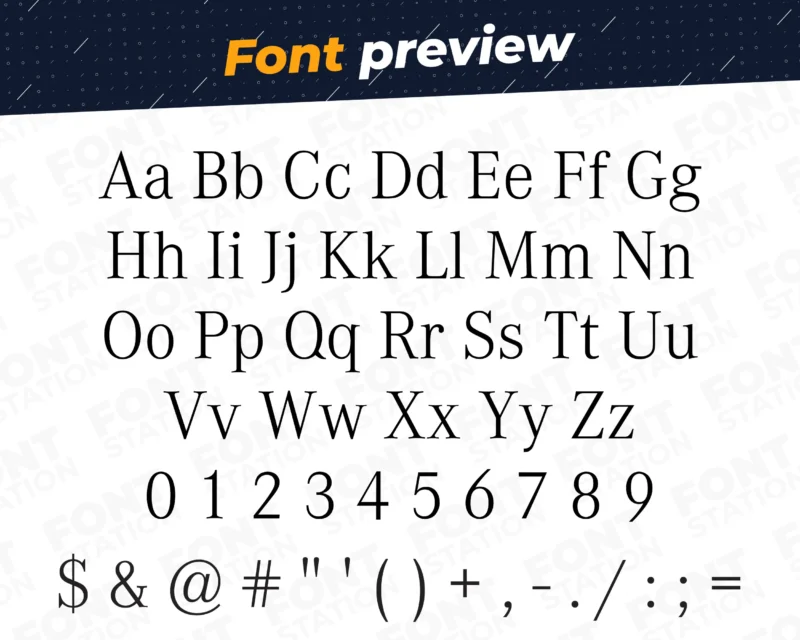Image showing all characters available in the Mercedes Car font created by FontMaze.