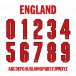 England Football Font - World Cup 2026 10 Preview showing all characters of the England Football font designed by FontMaze.